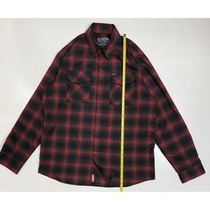 Dixxon Flannel‎ Shirt Mens L Form Function Snap On Tools Limited Edition Plaid